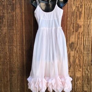 Vintage S S Peignoir Set Lingerie Nightgown Negligee Robe Small Size Romantic Lace