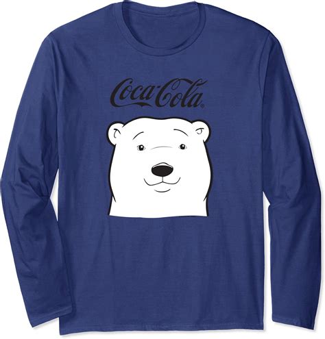 Coca Cola Polar Bear Logo Long Sleeve T Shirt Clothing