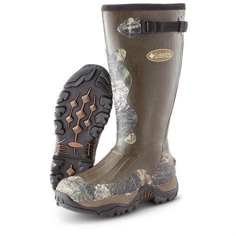 Men's Columbia® Adrenaline Boots, Mossy Oak® - 231285, Rubber & Rain Boots at Sportsman's Guide