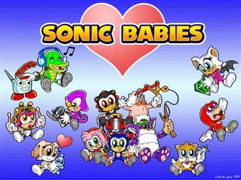 Sonic And Friends As Babbys Sonic And Amy Photo 3735080 Fanpop