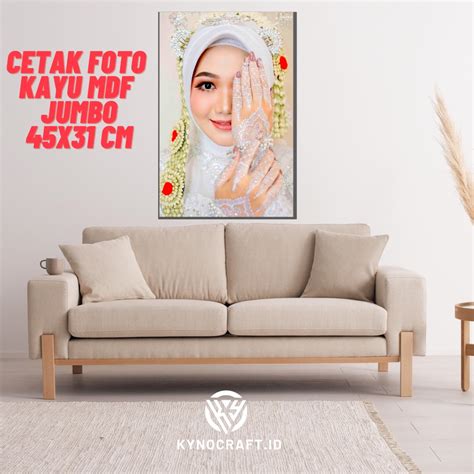 Jual Cetak Foto Media Kayu Mdf Ukuran Jumbo X Cm Shopee Indonesia