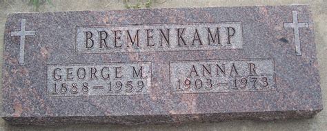 George Michael Bremenkamp 1888 1959 Find A Grave Memorial