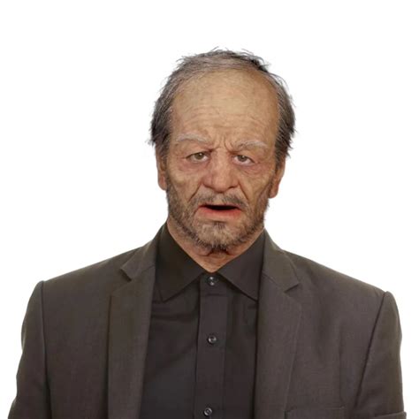 Halloween Masks Old Man Scary Mask Cosplay Scary Full Head Creepy Late