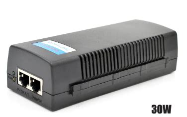 Injecteur POE 1 port gigabit 30W max | prozic.com