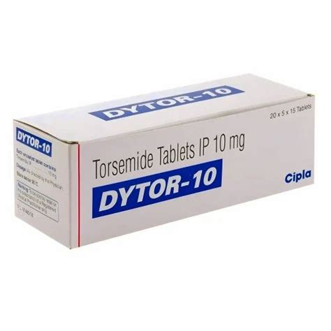 Dytor 10 Mg Torsemide tablet at Rs 100 stripe टरसमइड टबलट in