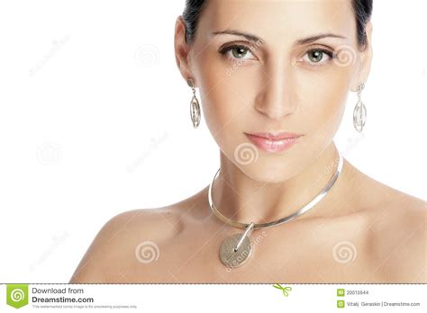 Verticale D Une Belle Femme De Brunette Photo Stock Image Du Amical Femme 20015944