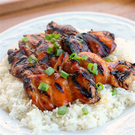 Bbq Chicken And White Rice