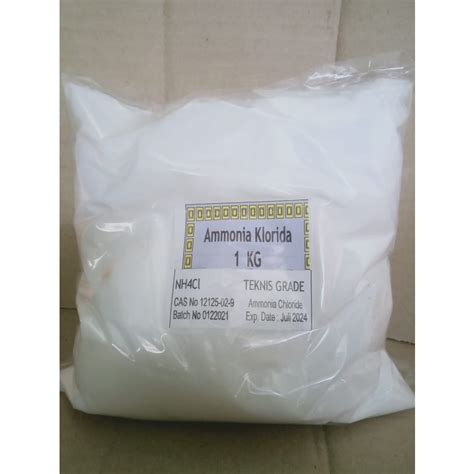 Jual Amonia Klorida NH4CL 1 Kg Shopee Indonesia