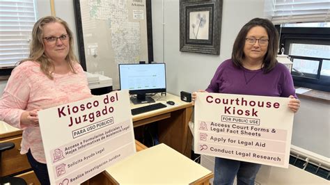 Press Release Courthouse Kiosk Will Help Court Users In Howard County