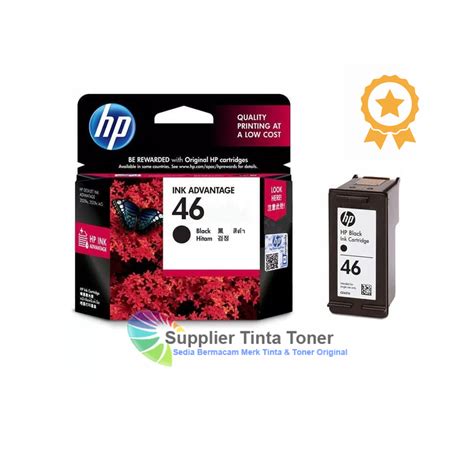 Jual Tinta HP 46 Black Original Harga Dan Spesifikasi