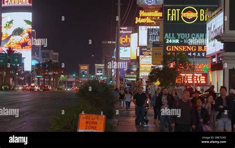 Famous Las Vegas Boulevard at night also called the Strip - LAS VEGAS ...