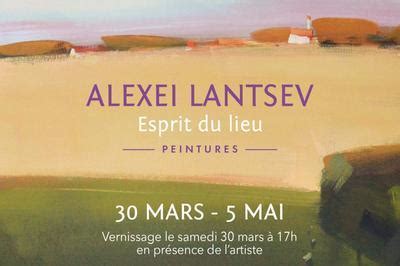 Exposition Peintures d Alexei Lantsev Esprit du lieu à Compiegne