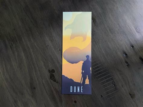 Dune Bookmark Digital Download Only Sandworm Arrakis Fremen Paul