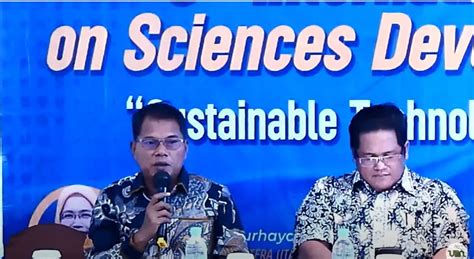 Dekan FST Ajak Ilmuwan Dunia Kerahkan Potensi Wujudkan Sustainable