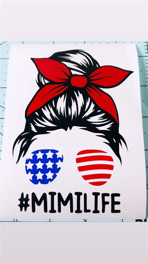 Mimi Life Usa Car Decal Tumbler Decal Laptop Decal Etc Etsy