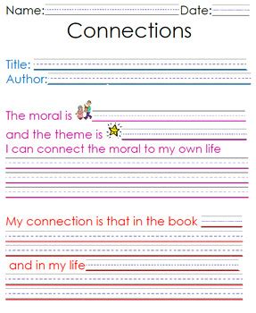 Making Connections Worksheet By Perfect Penmanship Shop Tpt