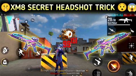 HOW TO USE XM8 IN FREEFIRE L XM8 HEADSHOT TRICK L DRAG HEADSHOT TIPS