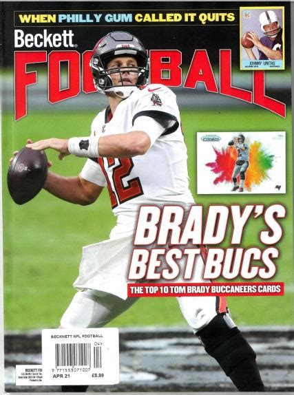 Beckett Nfl Football Magazine Subscription