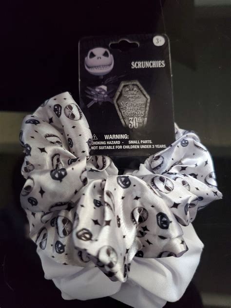 Jack Skeleton Nightmare Before Christmas Piece Hair Scrunchies Set Ebay