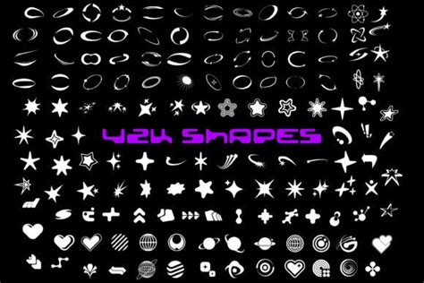 Big Collection Symbol And Objects In Y2k Graphic By Gantan Guntara