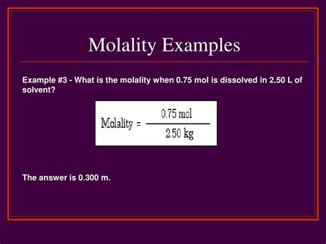 Ppt Molality Powerpoint Presentation Free Download Id4499739