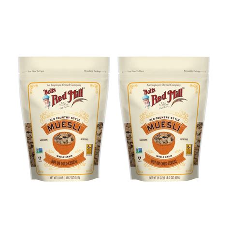 Bob S Red Mill Old Country Style Muesli Oz Two Pack Whole Grain Hot Or Cold Breakfast