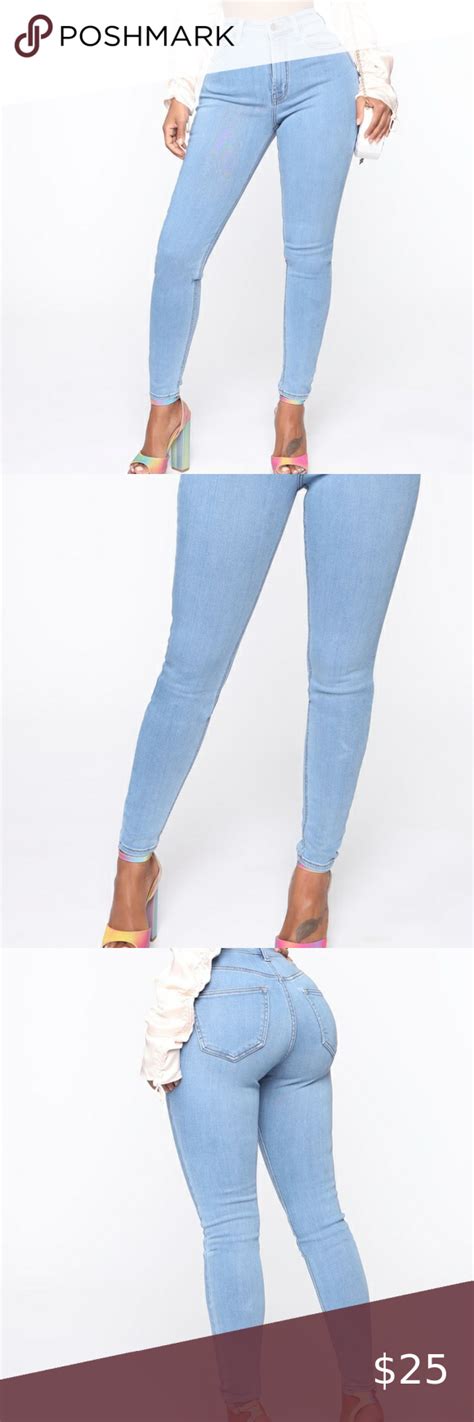 Fashion Nova Precious Fit High Waisted Jean In Light Fashion Fashion