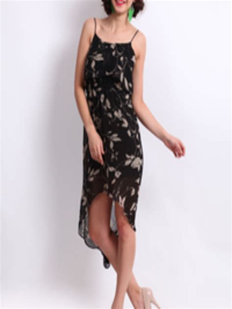 Buy Dressberry Black Printed High Low Berry Dress - Dresses for Women 200976 | Myntra