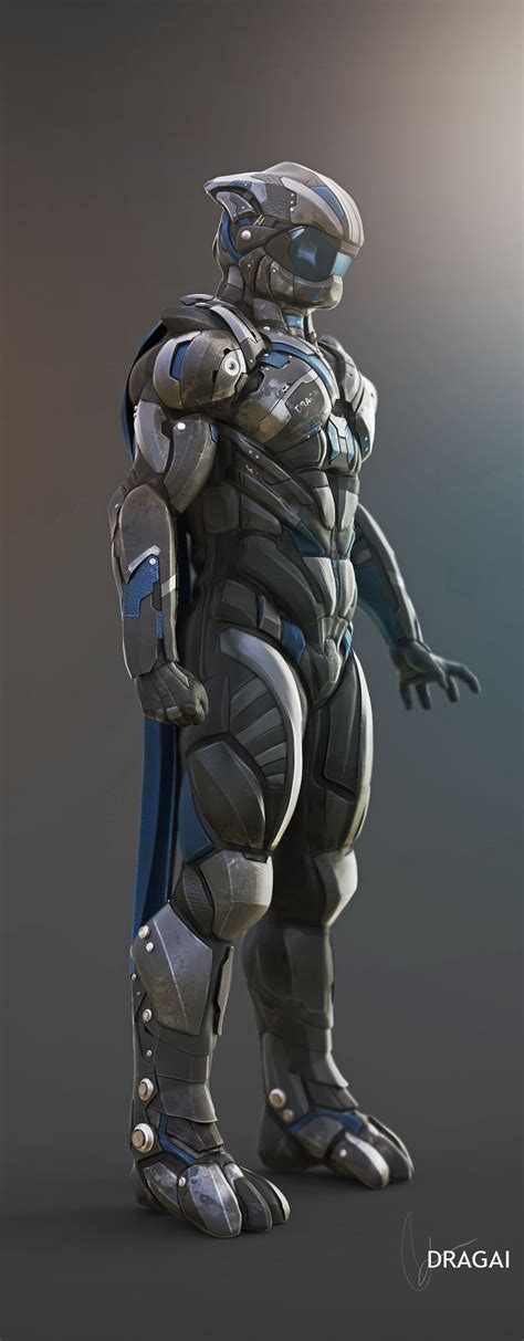 Dragai Richie Mason Armor Concept Futuristic Armor Armor