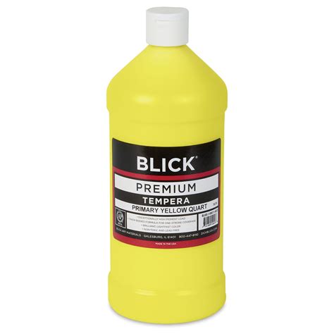 Blick Premium Grade Tempera Primary Yellow Quart Michaels