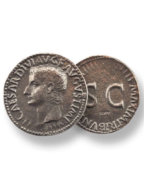 Emperor Tiberius coin replica