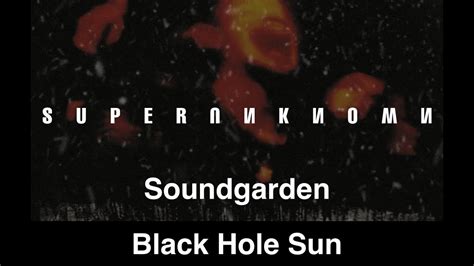 Soundgarden Black Hole Sun Hd Youtube