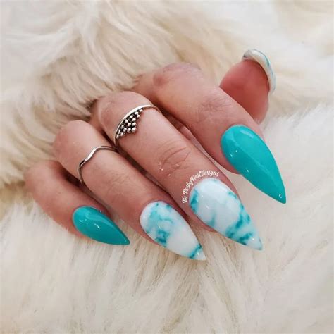 Turquoise Teal Nails For A Refreshing Manicure Teal Nails