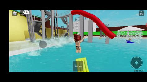 Roblox Water Park Parque Aquatico 2 2 Por 2 Youtube