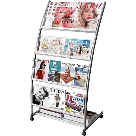 Amazon Brochure Stand Magazine Rack Detachable Brochure Display