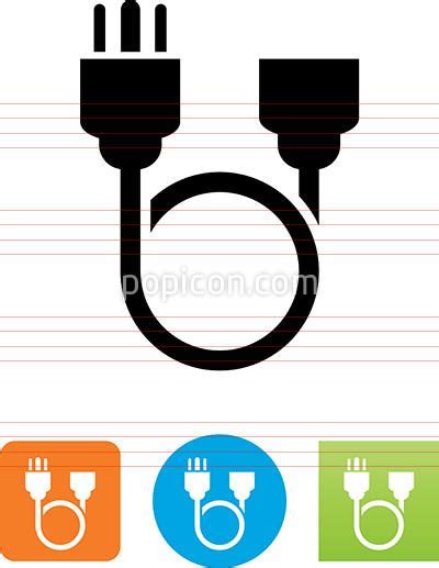 Power Cord Icon At Collection Of Power Cord Icon Free