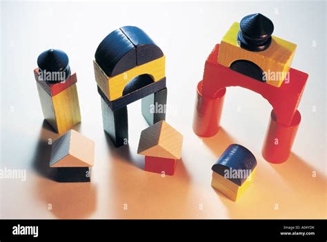 wooden construction set stock photo alamy