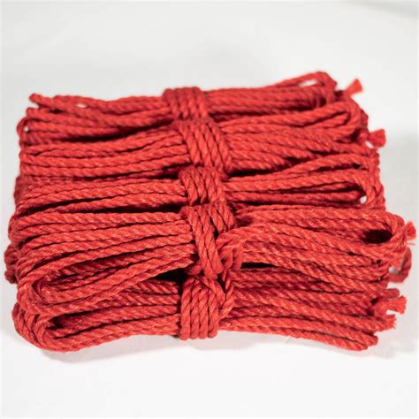 Treated Rope 6mm Anatomie Red Jute Rope Anatomie Shop