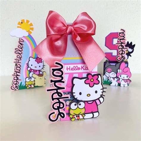 Kit Festa Hello Kitty 20 Itens Elo7 Produtos Especiais