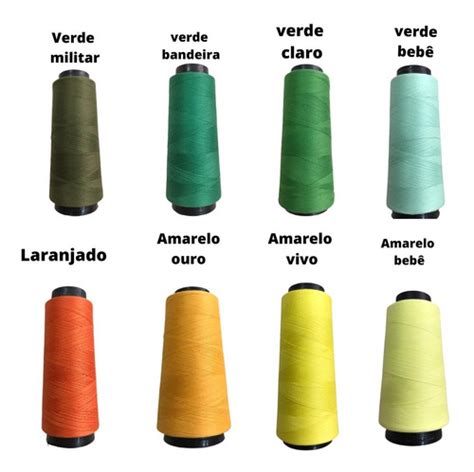 Kit Cones Linha Reta Para M Quina Costura V Rias Cores Mercado Livre