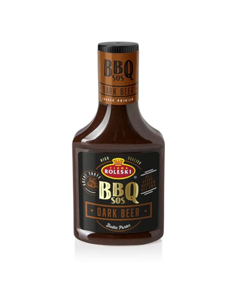 Roleski Sos BBQ Dark Beer Opakowanie 360g E Forma