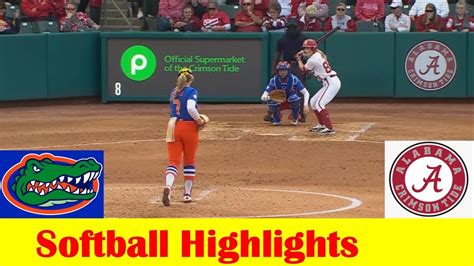 13 Florida Vs 10 Alabama Softball Game Highlights March 9 2024 Youtube