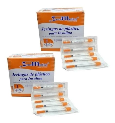 2 Jeringa Insulina Sensimedical 1 Ml C Aguja 29gx13mm C 100u DOCTOR