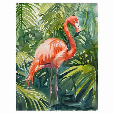 Flamingo Canvas Art Prints