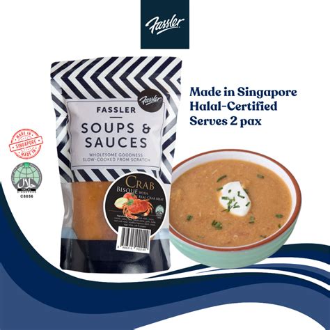 Crab Bisque With Real Crab Meat Soup Pack Shopee Singapore