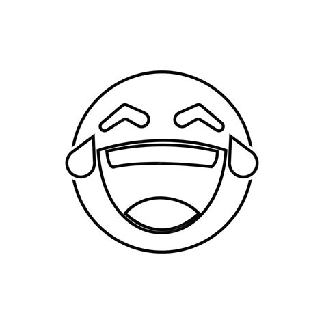 Premium Vector Black Emoticon Bold Line Icon Images Are A Vector