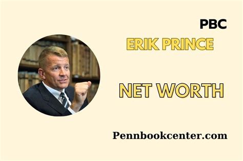Erik Prince Net Worth 2025: Wealth, Salary & Financial Overview