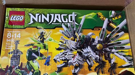 LEGO Ninjago 9450 Epic Dragon Battle Set Time Lapse Build YouTube