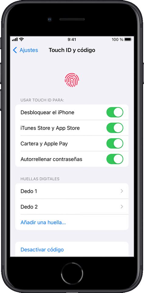 Utilizar Touch Id En El Iphone Y El Ipad Soporte T Cnico De Apple Es