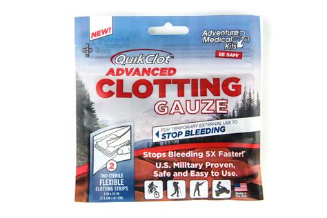 Quikclot Advanced Clotting Gauze 2 Count Gauze Medical Kit